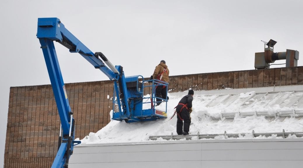 Winterizing an industrial roof
