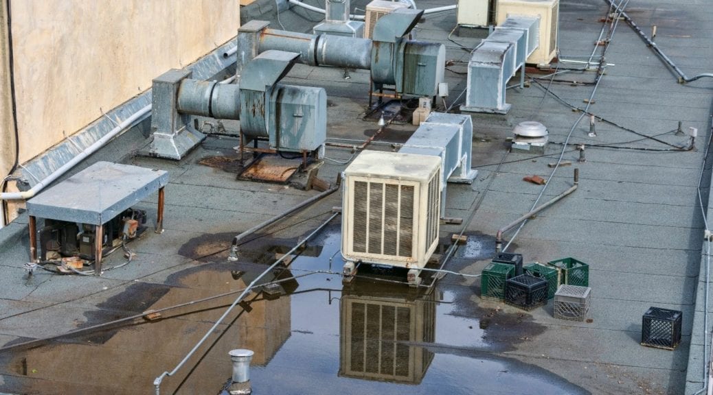 Wet Commercial Roof