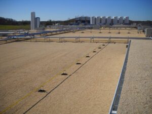 A BUR type of industrial roof